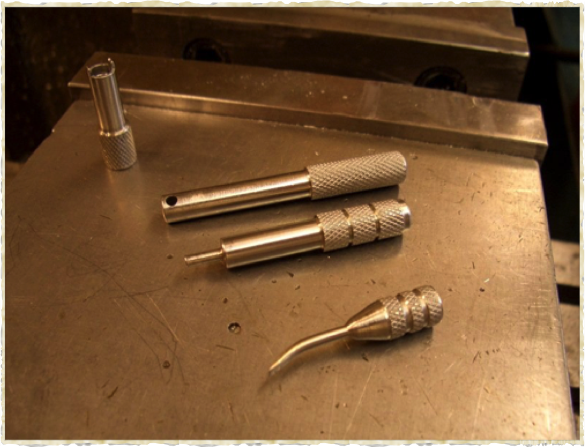 A couple tools used to assist with removal and installing the pivot and takedown pins. If you have wrestled with these, you can see an advantage in having these at your fingertips. The angle pry pin is perfect to release the takedown & pivot retainer pins as you start to disassemble the weapon.